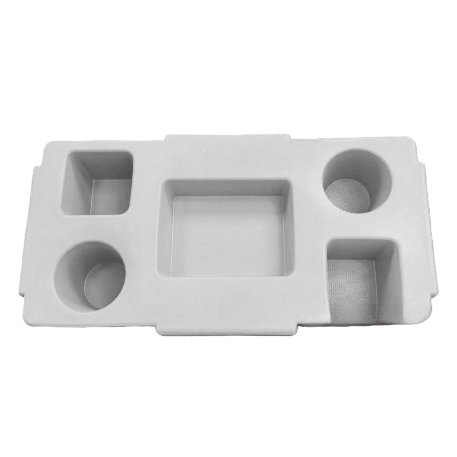 EVA Beach Organizers Tray with Compartments for Sand Toy and Essential Portable for Travel Sturdy Sturdy Beach Gear