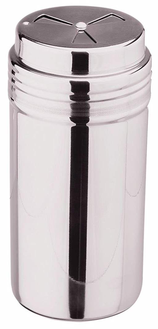Salière 400 ml inox 3 trous pour doser sans effort le sel et les herbes fines