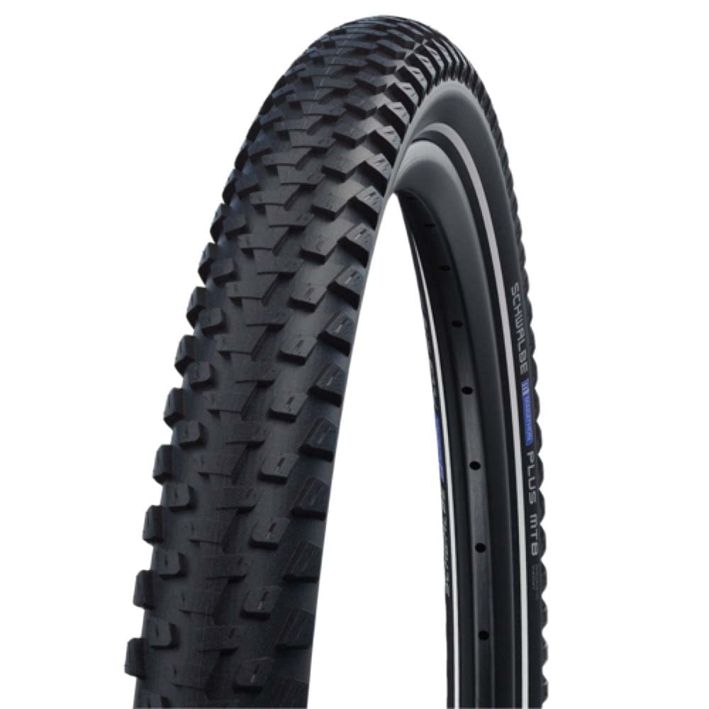 Schwalbe Marathon Plus MTB Performance Line Clincher Bicycle Tyre, Black/Reflex, 29 x 2.60