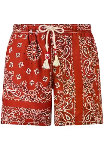 Maillot de bain MC2 Caprese imprimé bandana rond Saint Barth, short de plage homme