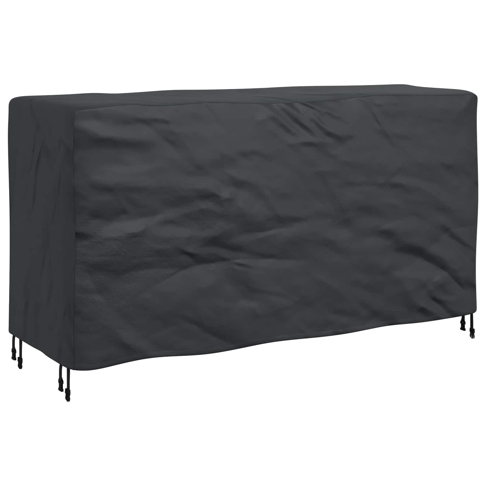 Knerpwd 420D Oxford Fabric 420D Waterproof Furniture Cover Plain Black 180 X 70 X 90 Cm For Indoor Outdoor Use