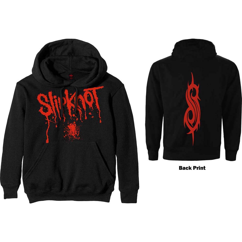Band Monkey Slipknot Unisex Pullover Hoodie Splatter (Back Print)