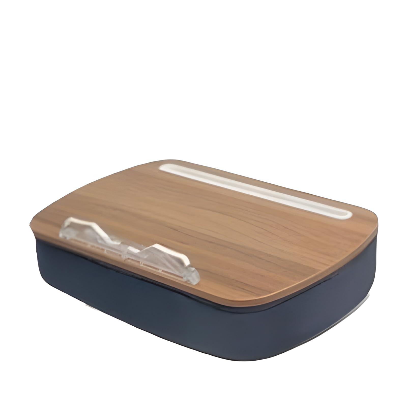 Piceioep Transportable Book Rest Pillow with Wood Board Includes Holder Electronics Use Various Surfaces Thin Reading Pillow