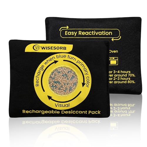 500g Reusable Molecular Sieve Desiccant Packs (2 Pack)
