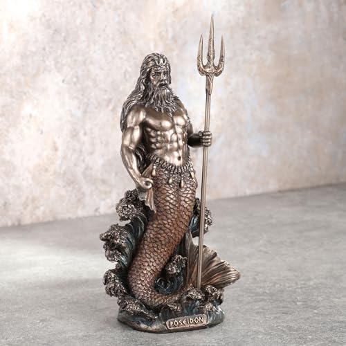 Estatua Poseidón diseño Veronese 18 cm miniatura 5