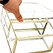 Antique Beauty Display Clear Glass 3Drawers Palette Organizer,Cosmetic Storage, Makeup Container 3Cube Hoder/Beauty Dresser Vanity Cabinet Decorative Keepsake Box