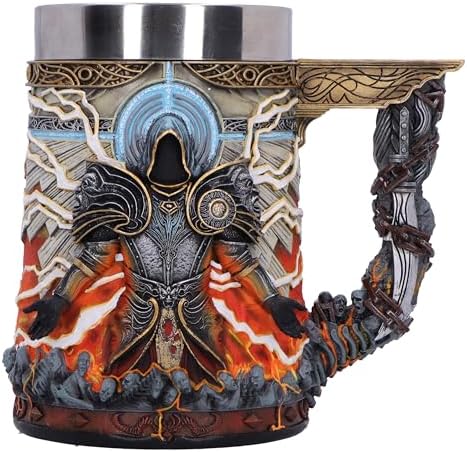 Nemesis Now Caneca de cerveja colecionável Diablo® IV Inarius 15,...