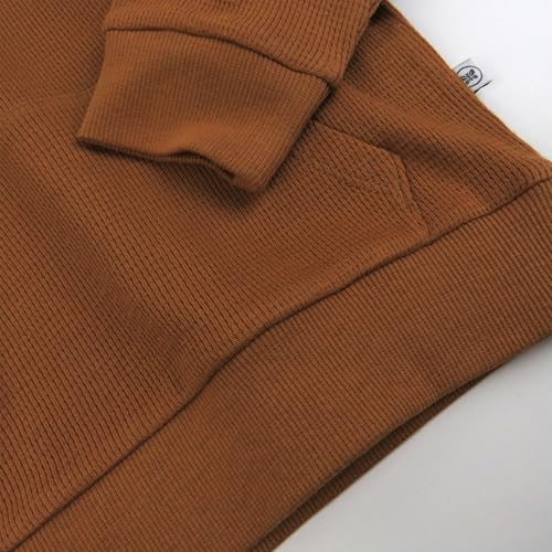 HonestBaby 3-Pack Thermal Hoodie 100% Organic Cotton for Baby, Toddler Boys4