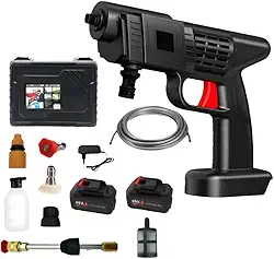 Wap Lavadora Portátil Alta Pressão 1000w 48v Sem Fio Com Maleta 2 Baterias