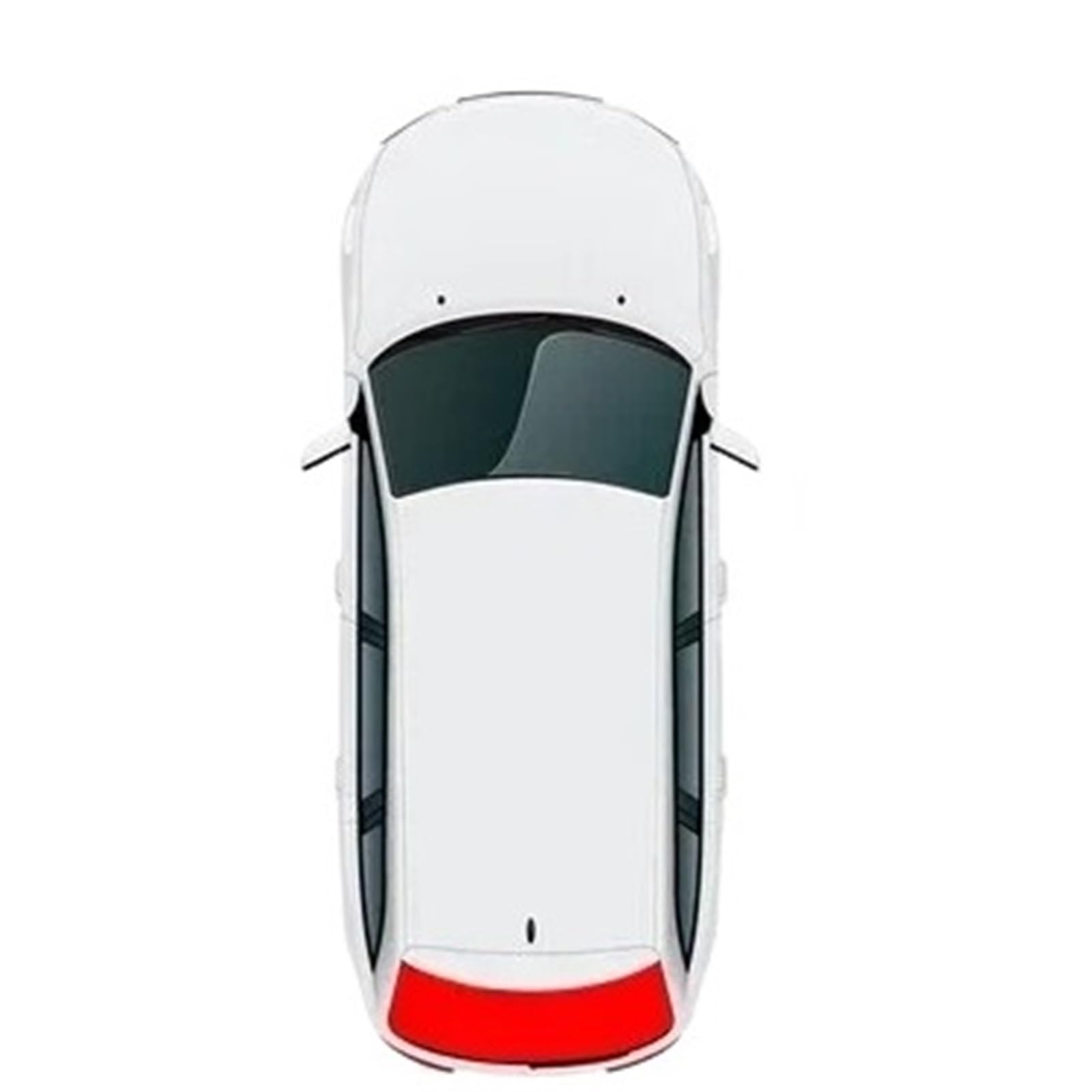 Parasole de Auto Per Volvo Per V90 2017 2018 2019 2020 2021 2022 2023 | Parabrezza anteriore in rete con tenda parasole magnetica personalizzata per finestrino dell'auto(BACK WINDOW)