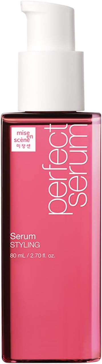 Perfect Serum Styling - Heat Damage Protection Oil for All Hair Types | Holding Bounce & Heat Protectant | Hair Essence for Long Lasting Curl | Argan Oil | Powdery Scent. 2.70 Fl. Oz.