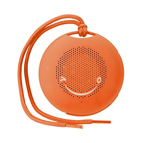 FLAVR Splashproof Portable Wireless Bluetooth Universal Speaker with Micro SD Sloy and Aux In - Orange
