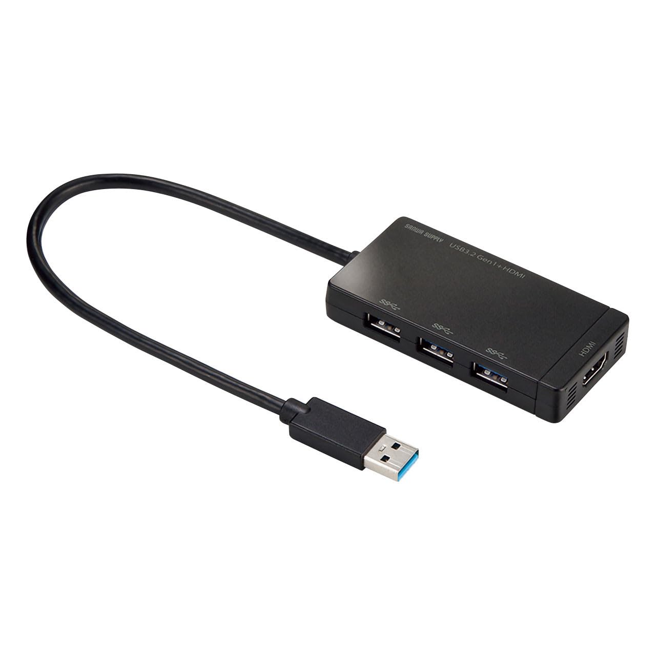 Amazon.co.jp: サンワサプライ USBハブ 5Gbps HDMI搭載 3ポート 30cm