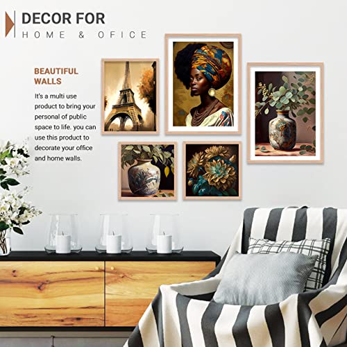 Image of kotart Modern Art WALL Framed Painting | Big Aesthetic Flowers WALL Framed Paintings for Living Room Bedroom Wall Decor (ART-7, 13W x 17L INCH)