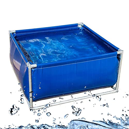 Bassin à poissons rectangulaire en PVC pour installer un point d'eau sans creuser le sol