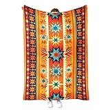 YWZDS Southwestern Navajo Pattern Blanket, Geometric Aztec Blankets and Throws for Aztec Decor for Home (60×50 Inches)
