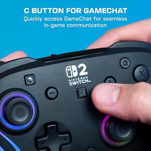 Turtle Beach Afterglow Wave Manette de gaming RGB sans fil Sous licence officielle pour Nintendo Switch 2 - vue 8