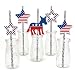 Election (D) - 2016 Presidential Election Straw Decor with Paper Straws - Set of 24