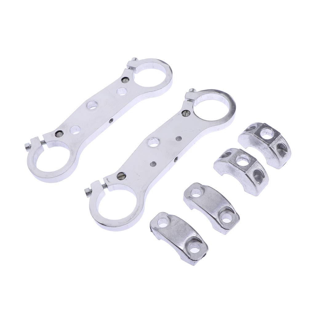Morsetto forcella anteriore superiore triplo albero sterzo per mini moto da cross 49 cc