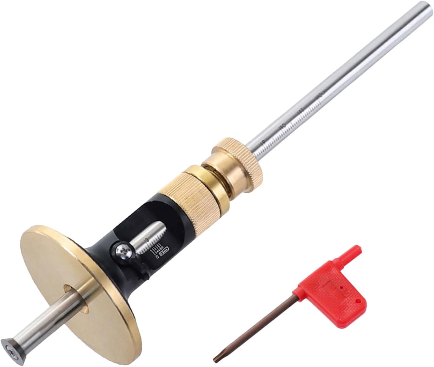 Carpenter Marker Gauge and Fine-tuning Scribe Gauge with Carbide Blade, European Woodworking Marking Tool for Precision Parallel Lines and Mortise Layout in Woodworking Projects