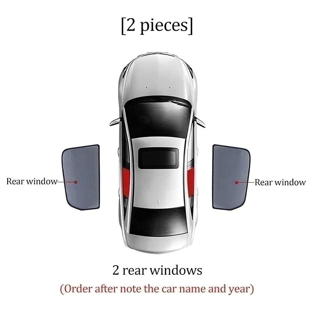 Tendine Parasole Auto Bambini per SSANGYONG STAVIC, Finestrino Laterale dell'auto Block Raggi Uv Visiere Parasole Anti-Zanzara Traspiranti e Antipolvere Prevenzione Solare Coprisole