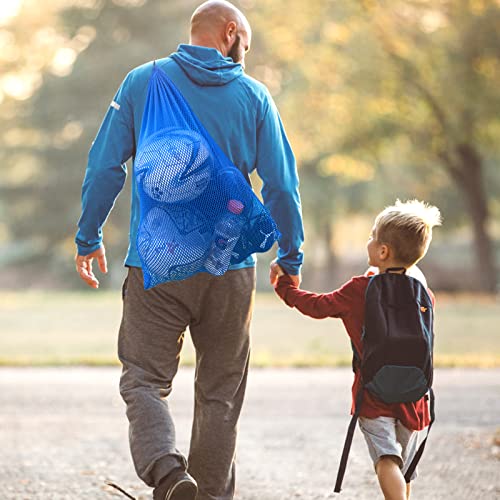 Rokoxin 3 Pack Mesh Gear Bag For Snorkel Scuba Swim Dive Gear Oversized Drawstring Net Bag For Sports Equipment, Gym,Beach, Toys, Balls, Laundry, 27" X 19" #TOP4