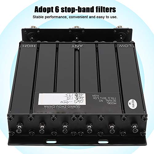Duplexor UHF de 6 cavidades Irfora para eliminar interferencias en radios y repetidores 6