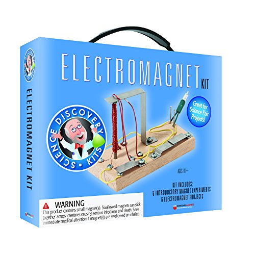 Dowling Magnets DO-731102 Electromagnet Science Kit Grade Kindergarten to 1, 2.5" Height, 8" Wide, 10.5" Length(Pack of 16)