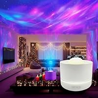 Ocean Wave & Aurora RGB LED Galaxy Lights Projector only .99: eDeal Info