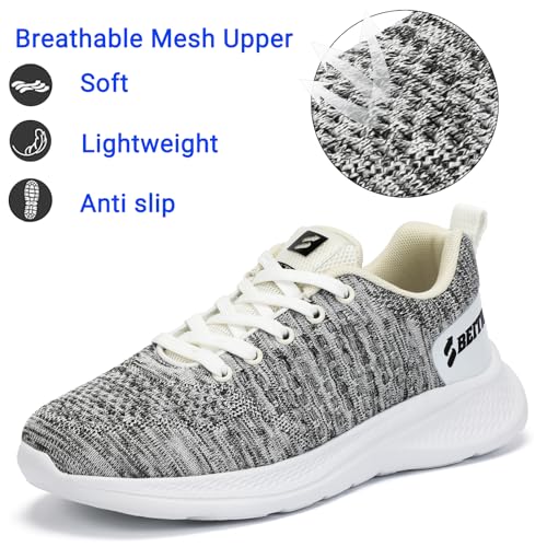 Image of Beita Women's Width Walking Shoes Wedge Running Tennis ActiveFloat Non-Slip Comfortable Breathable Sports Athletic Rubber Outsole Sneakers, Breathable,Workout, Gym, Fashion