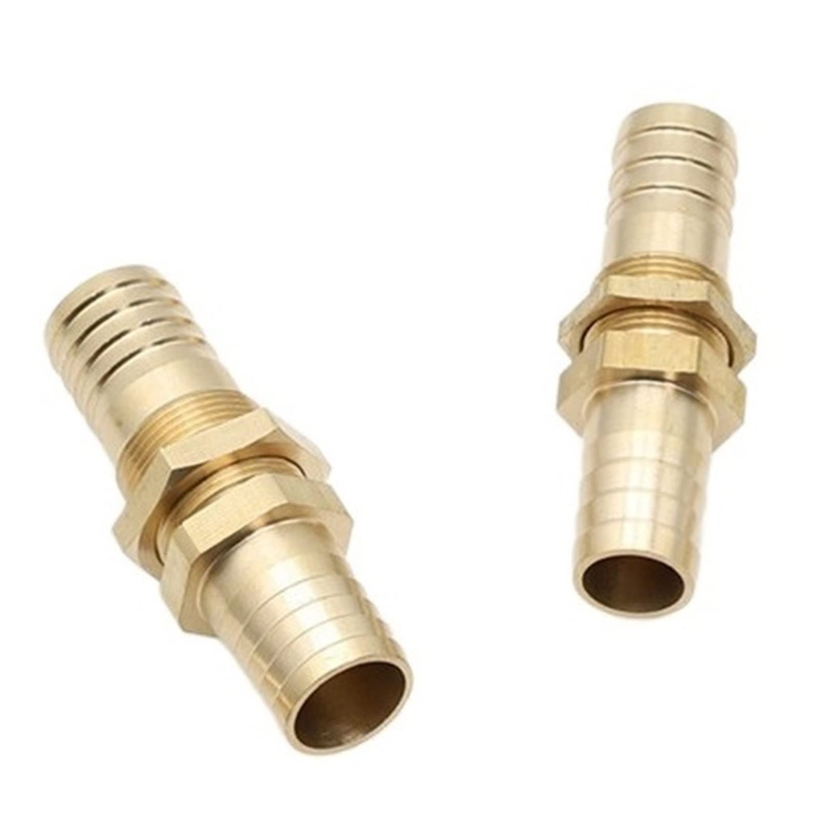 Raccord de cloison laiton étanche avec adaptateur barbelé 6mm pour gaz