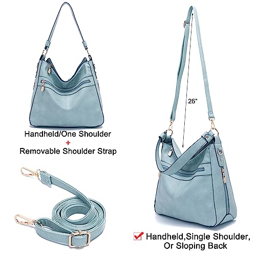 Image of Women Large Crossbody Bags Ladies Satchel Shoulder Handbags Purse and Wallet Set for Women Totes Hobo Purses