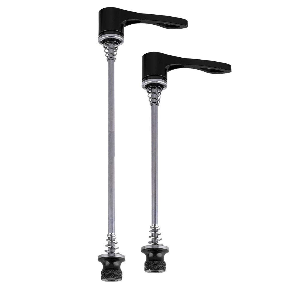 Lot de 2 brochettes à dégagement rapide en alliage ultraléger pour vélo - Pièces de rechange - Accessoire de réparation - Fabriqué en bonne qualité Lot de 2 brochettes à dégagement rapide en alliage ultraléger pour vélo - Pièces de rechange - Accessoire de réparation - Fabriqué en bonne qualité