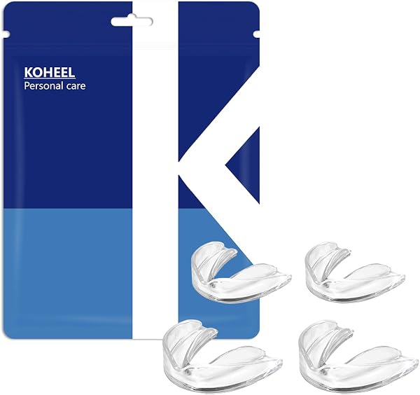 KOHEEL Moldable Mouth Guard Set (2 Large & 2 Small)