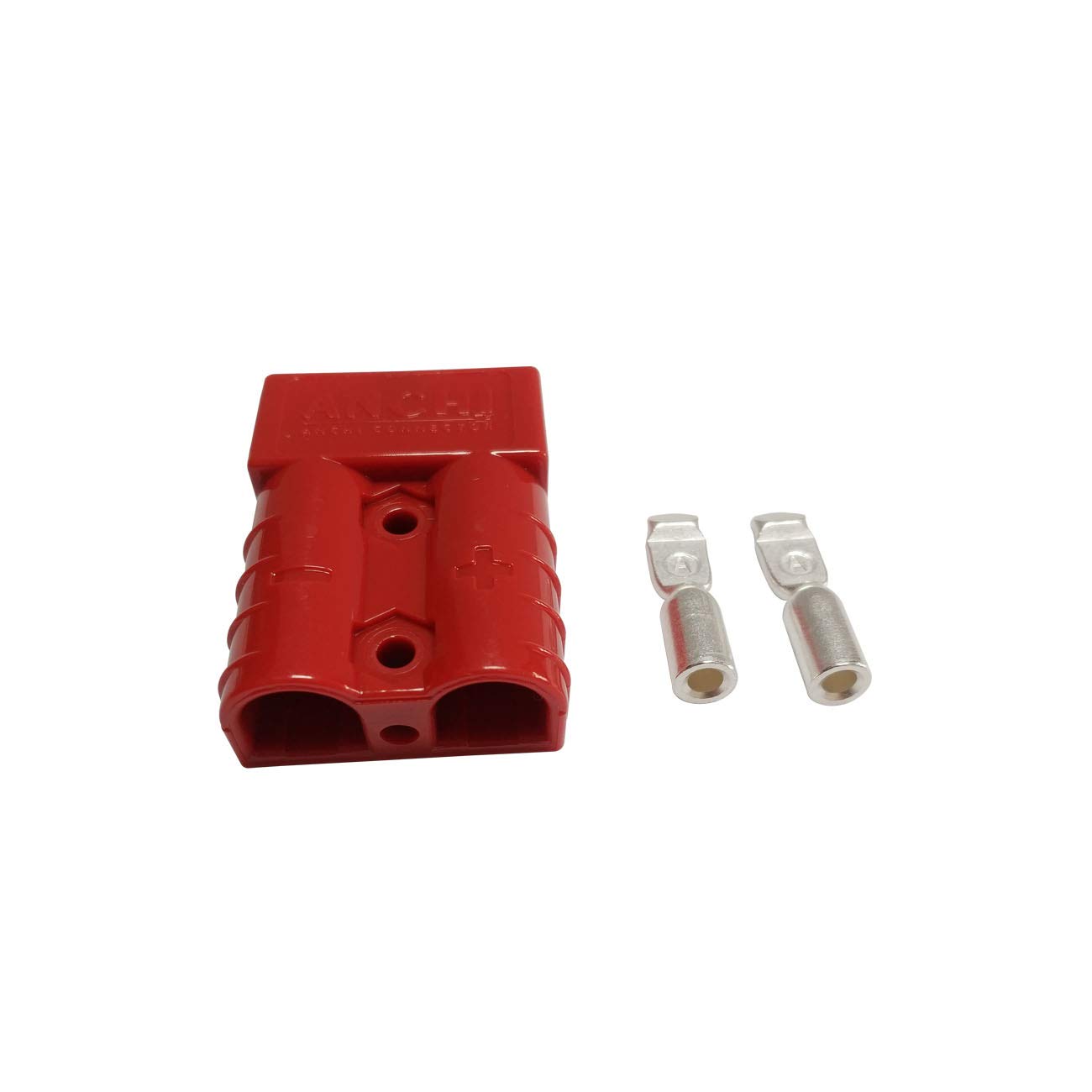 50 Amp Power Connector Plug, 20PCs 50A Quick Disconnect Connector, 600 V, for 50Amp Battery Connector(Red, 10/12awg)