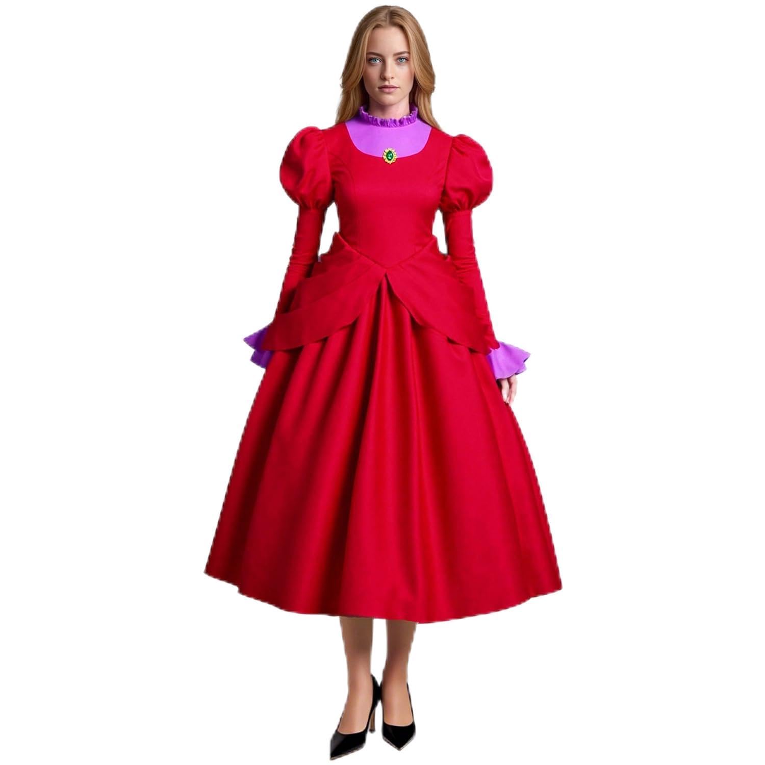 AYYOHON Lady Tremaine Costume Drizella Anastasia Cosplay Dress Stepsisters Stepmother Costume Halloween Women Princess Gown L โ image 1
