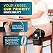 BraceAbility Bariatric Knee Brace for Large Legs - Plus Size Knee Brace with Side Stabilizers for Big Men or Women, Arthritis, Patellar Tendonitis, Obese Chondromalacia Pain, Instability (3XL)