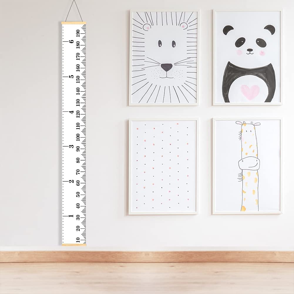 Diagramme Taille Enfants, Toise Murale Enfants, Règle Hauteur Murale, Toile Tableau Croissance Enfants Wall Hauteur Tableau Décoration Murale Amovible Chambre Enfant Décoration