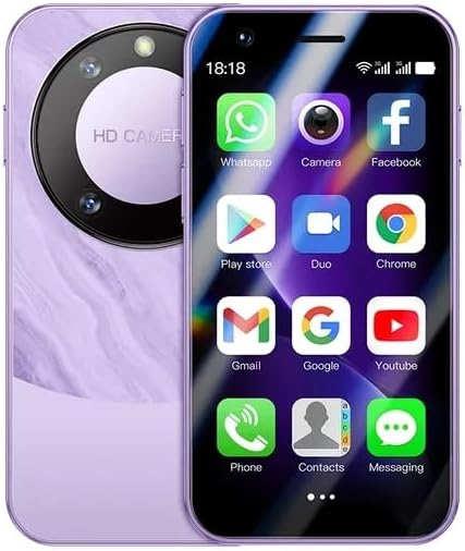 AMAV SOYES F8 Pro Max Mini Android 8.1 Smartphone, 1GB +16GB, 2000mAh, Face ID, Dual SIM, 3.0-inch (Purple)