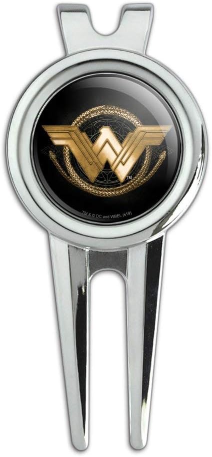 Review GRAPHICS & MORE Wonder Woman Movie Golden Lasso Logo Golf Divot Repair Tool and Ball Marker