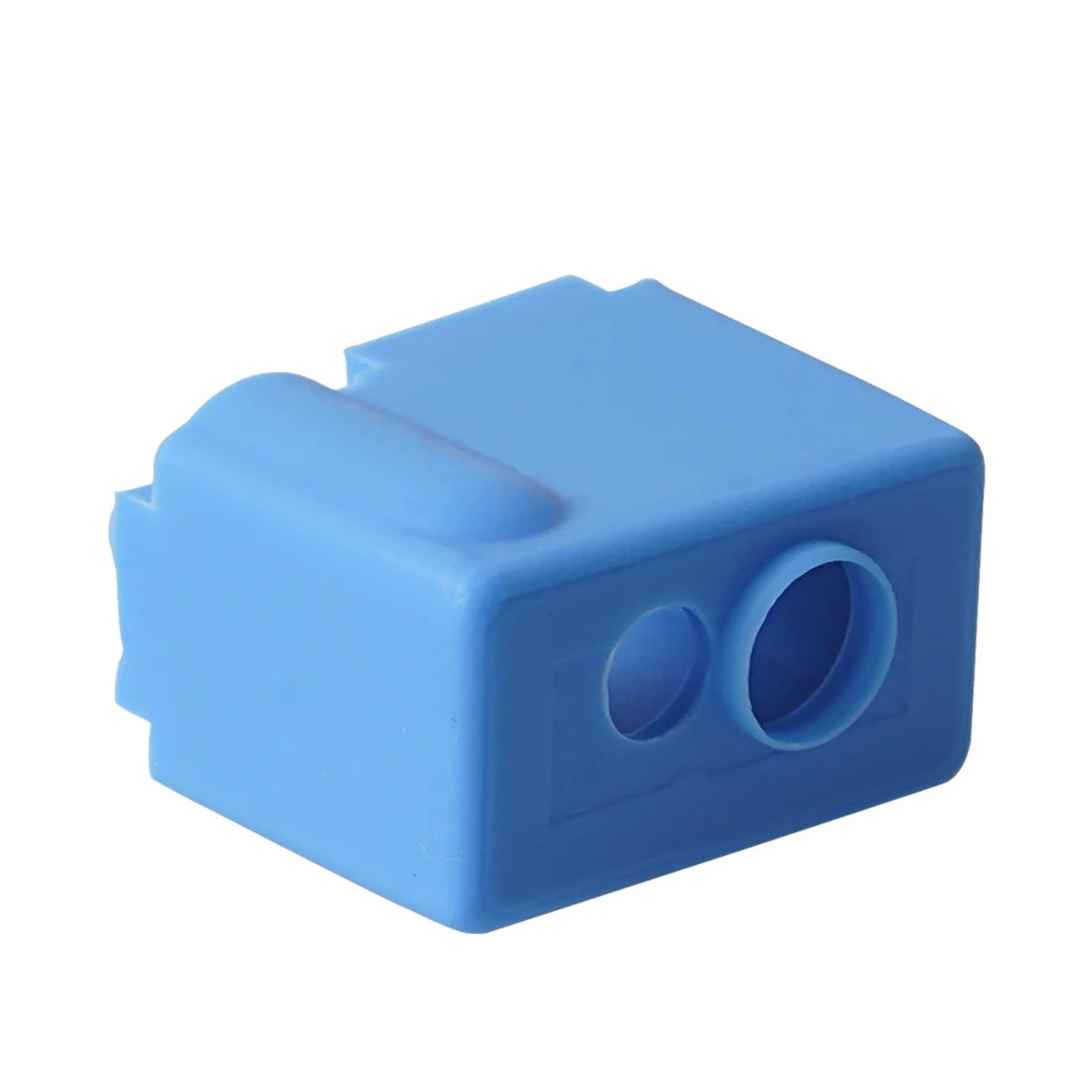 tianwandong 2 stücke Silikon Socke Abdeckung Schutz 3D Drucker Teile PT100 Wärme Block Hotend Heizung(1pc Black 1pc Blue)