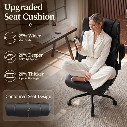 desky pinnacle executive office chair product info and