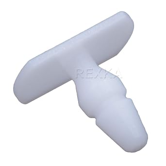 Rexka 30pcs Scuff Plate Retainer Moulding Clips 0019889781 for Mercedes-Benz W202 W203 W210