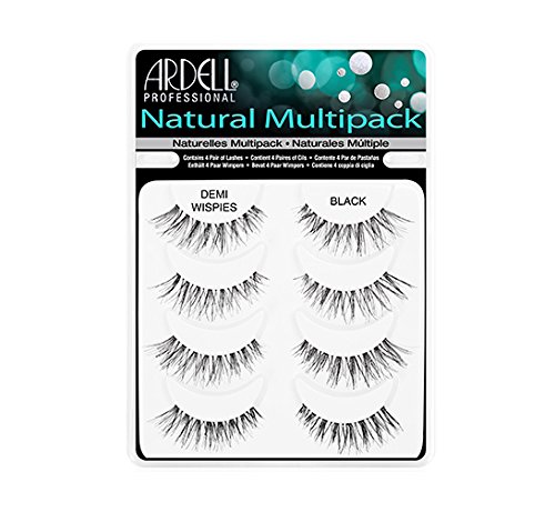 (2 pack) ARDELL Professional Natural Multipack - Demi Wispies Black