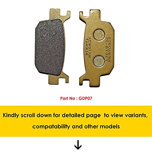 Image of NIKAVI - GDP07 Rear Brake Disc Pad for TNT 300- BENELI 300