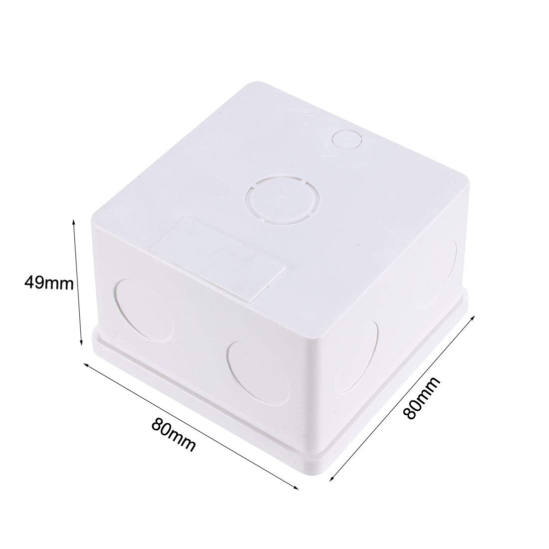 Retro-Brace with 2-1/8 in. Deep Box for Old Work, Two 1/2 in. KO's