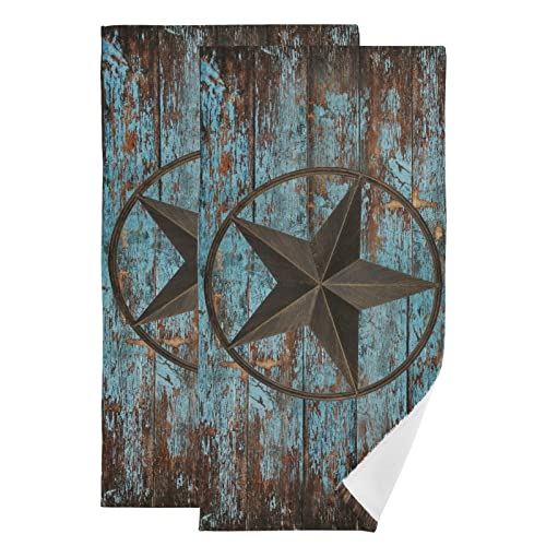 Western-Hand-Towels-Set-of-2Rustic-Country-Barn-Texas-Star-on-Teal-Wooden-Plank-Small-Bath-Soft-Absorbent-Decorative-Bathroom-for-Kitchen-Dish-Spa-Yoga-Guest-144x283-157x275 Western Hand Towels Set of 2Rustic Country Barn Texas Star on Teal Wooden Plank Small Bath Soft Absorbent Decorative Bathroom for Kitchen Dish Spa Yoga Guest 144×283 157×275