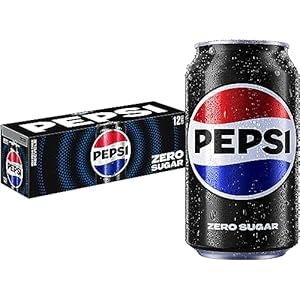Pepsi Zero Sugar Cola Soda, 12 Fl O...