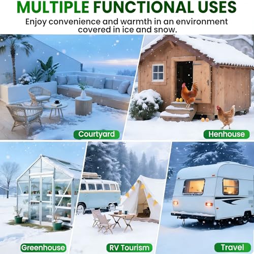 Image of 30FT Heated Water Hose for RV Drinking Water, -45F Freeze Protection & Antifreeze Garden Hose, Lead /BPA Free, with Self-Regulating Heater, 3 /4 inch Adapter & glowing plug for RV, Camper, Home Winter