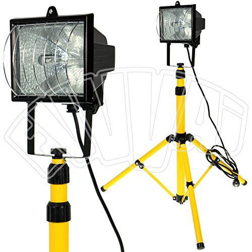 Preisvergleich Produktbild Halogen-Strahler ohne Lampenständer, dreiteilig